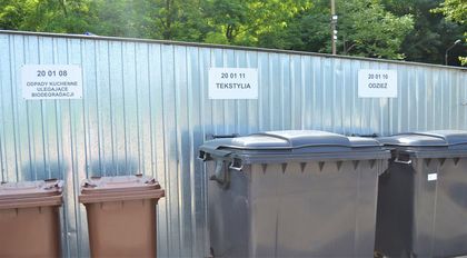 Punkt Selektywnej Zbiórki Odpadów Komunalnych - kontenery na odpady