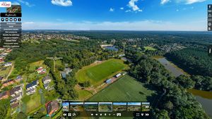 Rybnik z lotu ptaka - panorama miasta