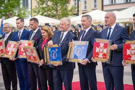 Uroczyste obchody 150-lecia rybnickiej straży pożarnej - Rynek w Rybniku