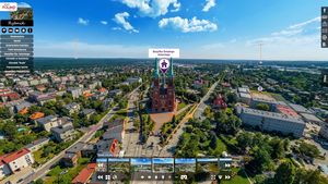 Rybnik z lotu ptaka - panorama miasta