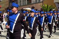 Festiwal orkiestr dętych Złota Lira - parada orkiestr i mażoretek