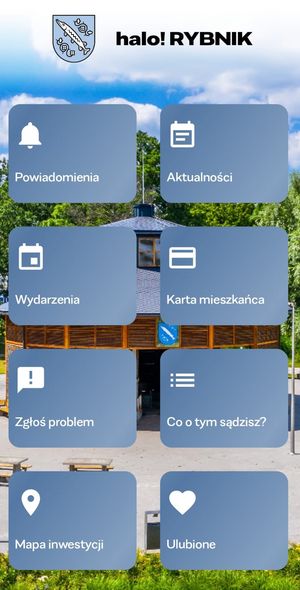 Zrzut ekranu aplikacji halo Rybnik