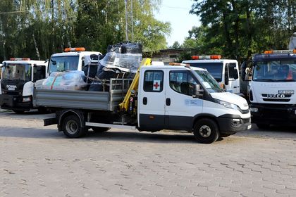 Samochód RSK z pomocą dla Ukrainy
