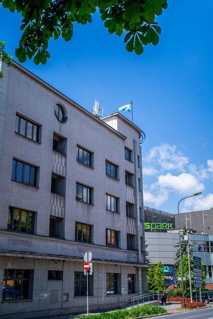 maszt z flagą Rybnika