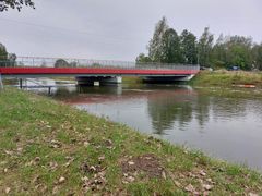 Zrzut wody z zalewu do rzeki Rudy