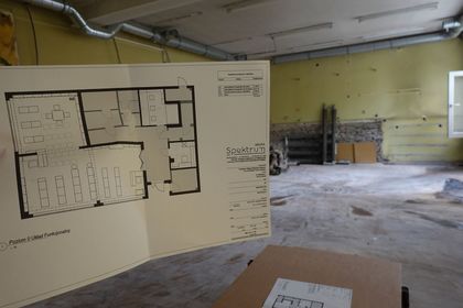 Remont nowej filii bibliotecznej na Nowinach