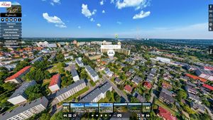 Rybnik z lotu ptaka - panorama miasta