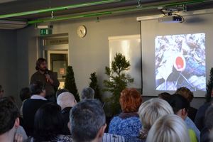 Spotkanie z Adamem Wajrakiem w UM Rybnik. Fot. A. Świderska 