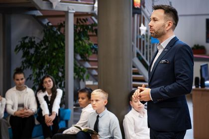 Uroczystości z okazji otwarcia nowej biblioteki „W krainie Małego Księcia” otwarta w Szkole Podstawowej nr 34 w Rybniku