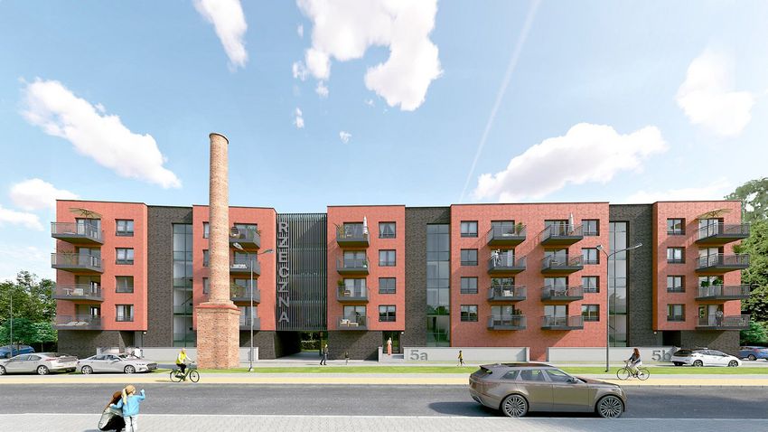 Wizualizacja nowego budynku mieszkalnego