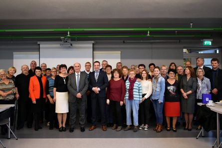 Wizyta gości z partnerskiego miasta Saint-Vallier. Fot. Ł. Dycha