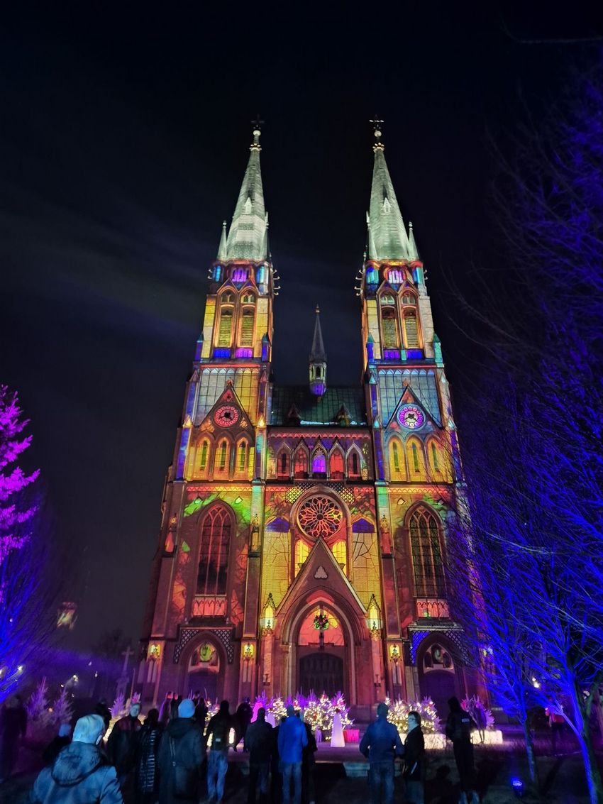 Oświetlona Bazylika