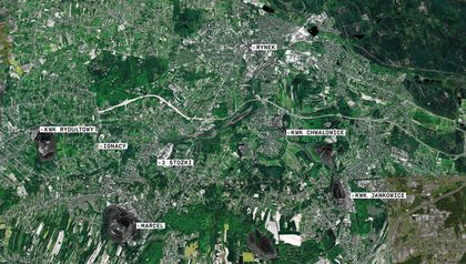 rzut planów z lotu ptaka