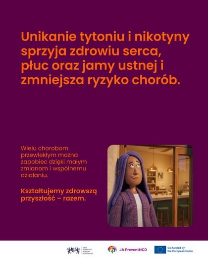 grafika promująca kształtowanie zdrowej przyszłości