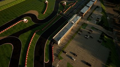 Wizualizacja toru kartingowego 