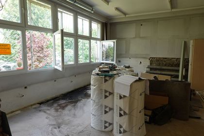 Remont nowej filii bibliotecznej na Nowinach
