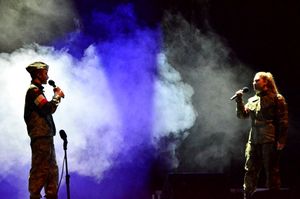 Spektakl MDK „Oddać wszystko, żeby wszystko mieć” - inauguracja obchodów niepodległościowych w Rybniku. Fot. D. Sarna