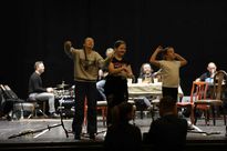 Próby do spektaklu "Rybnicka Opowieść Wigilijna"