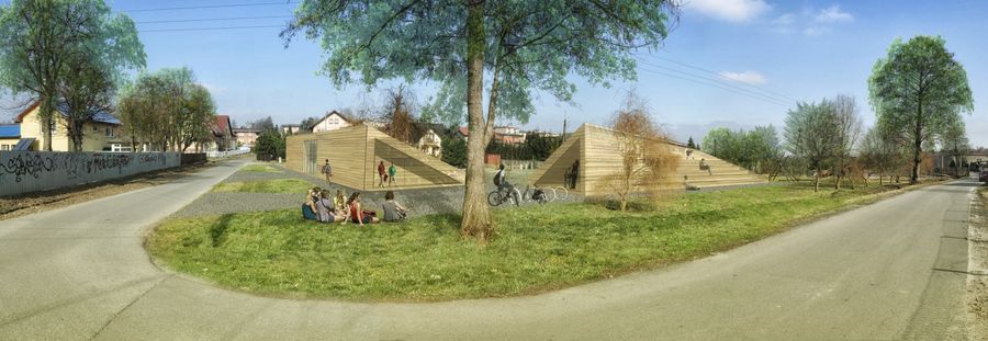 Koncepcja Miejsca Aktywności Lokalnej. Przyg. Pracownia MWArchitekci.