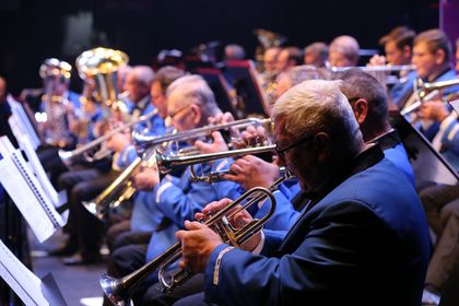 Koncert z okazji 75-lecia Miejskiej Orkiestry Dętej Rybnik połączony z wręczeniem Orkiestrze Złotej Honorowej Lampki Górniczej 