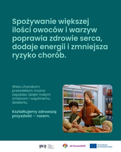 grafika promująca kształtowanie zdrowej przyszłości