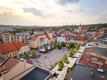Rynek z lotu ptaka