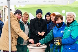 Spotkanie z mieszkańcami na deptaku