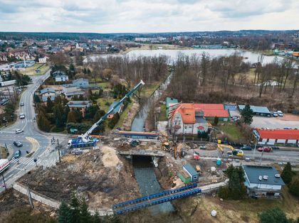 Przebudowa mostu nad rzeką Rudą