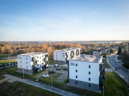 Nowe osiedle mieszkaniowe z lotu ptaka