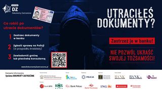 Zdjęcie przedstawia grafikę kampanii zastrzeż dokument.