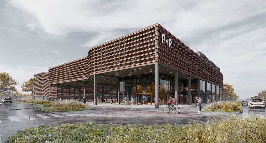 Wizualizacja centrum przesiadkowego