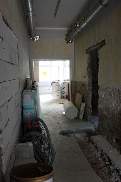 Remont nowej filii bibliotecznej na Nowinach