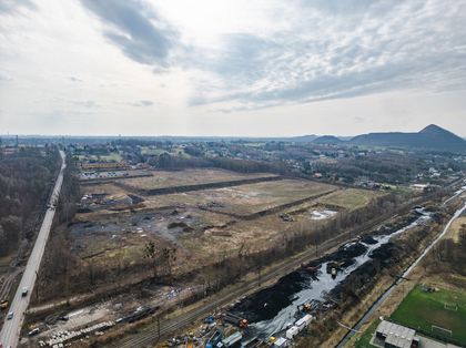 Teren pod budowę biogazowni - z lotu ptaka