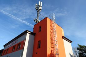 Budynek Ochotniczej Straży Pożarnej w Chwałowicach po modernizacji. 