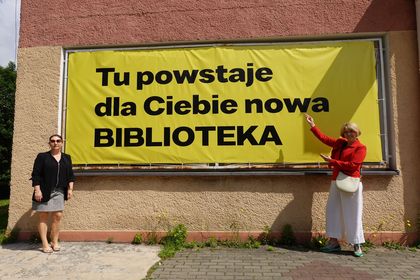 Remont nowej filii bibliotecznej na Nowinach