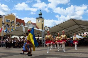 Festiwal orkiestr dętych Złota Lira - parada orkiestr i mażoretek