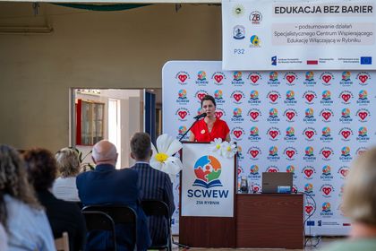 uczestnicy konferencji Edukacja bez barier, podsumowująca działalność Specjalistycznego Centrum Wspierającego Edukację Włączającą 