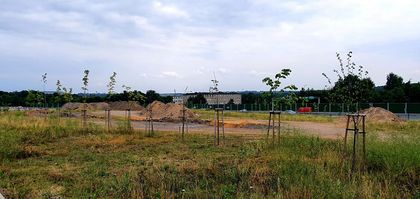 Roboty ziemne przy węźle drogowym