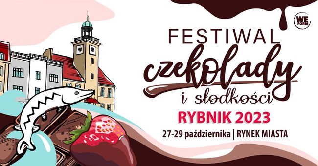 Grafika Festiwalu Czekolady i Słodkości.