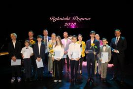 Uroczystość, podczas której wyróżnieni zostali najzdolniejsi uczniowie rybnickich szkół - wręczenie tytułu „Rybnickiego Prymusa” 