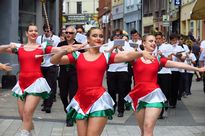 Festiwal orkiestr dętych Złota Lira - parada orkiestr i mażoretek