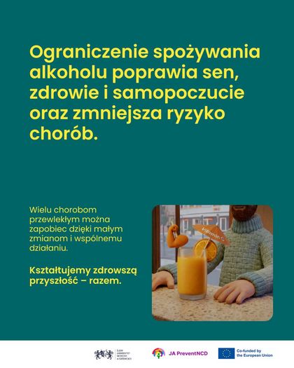 grafika promująca kształtowanie zdrowej przyszłości
