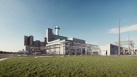 Wizualizacja bloku gazowo-parowego w Rybniku