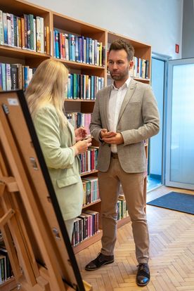 budynek domu kultury w Rybniku Boguszowicach i filli biblioteki nr 20