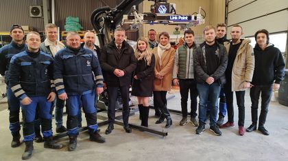 Pracownicy firmy Link Point w Rybniku 