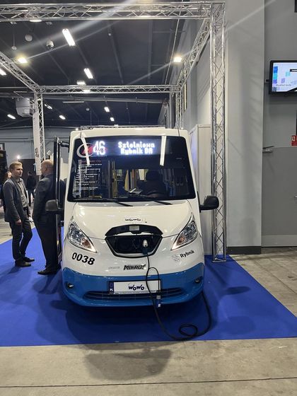 Rybnicki autobus miejski na targach TRANSEXPO
