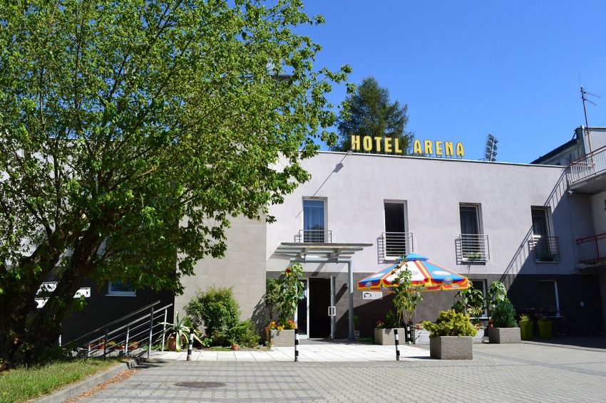 Budynek rybnickiego hotelu Arena