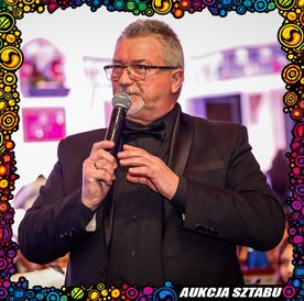 Grafika promująca aukcję WOŚP - Tytuł Honorowej Prezeski Prezydium na Babskim Combrze