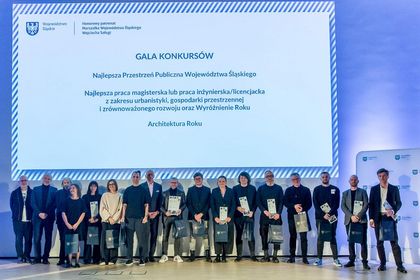 Gala konkursu Najlepsza Przestrzeń Województwa Śląskiego