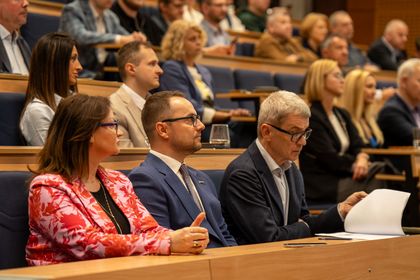 uczestnicy konferencji Cyberbezpieczeństwo w biznesie